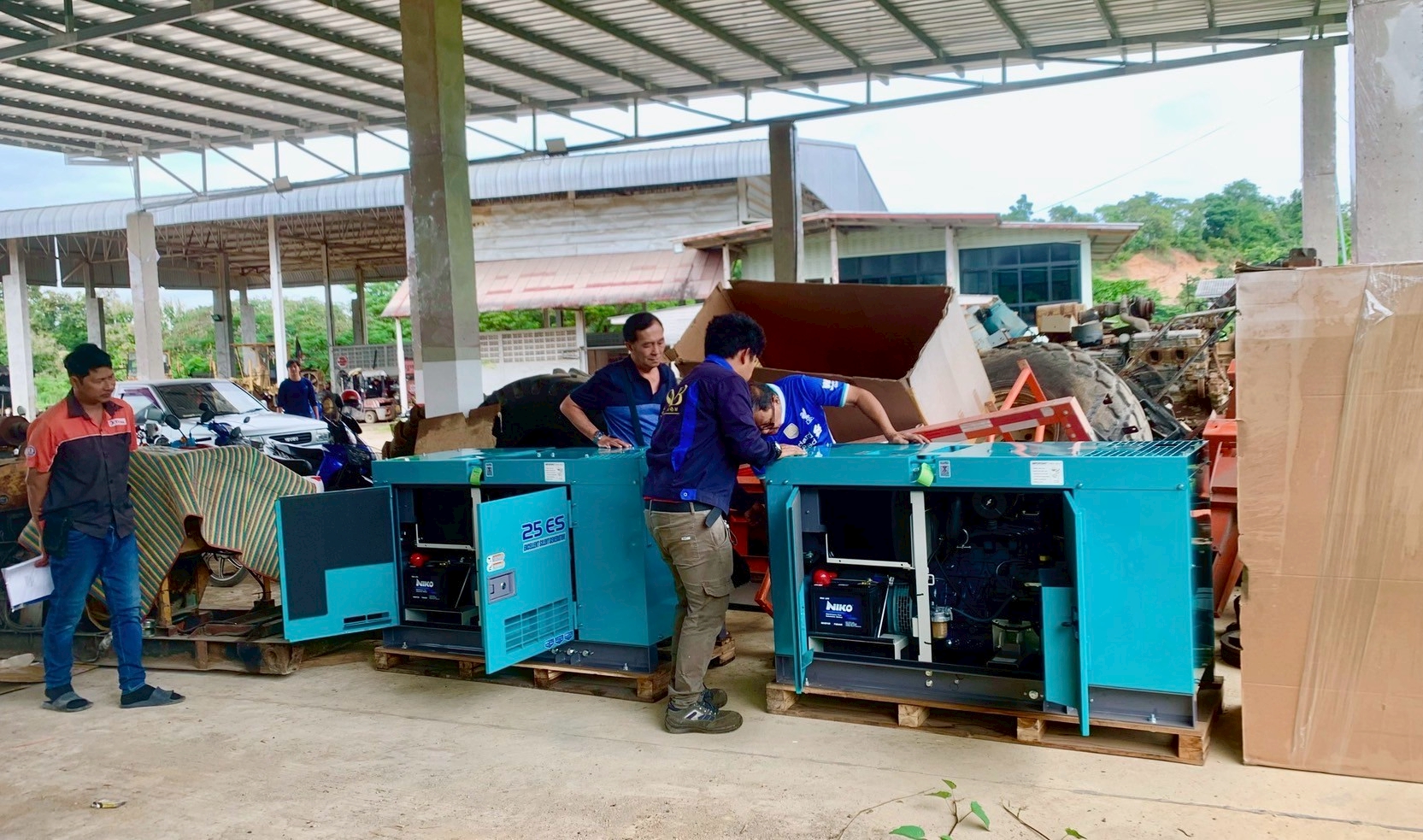 Delivery of Two Brand-New DENYO 25 kVA Generators to Customers in Northern Thailand