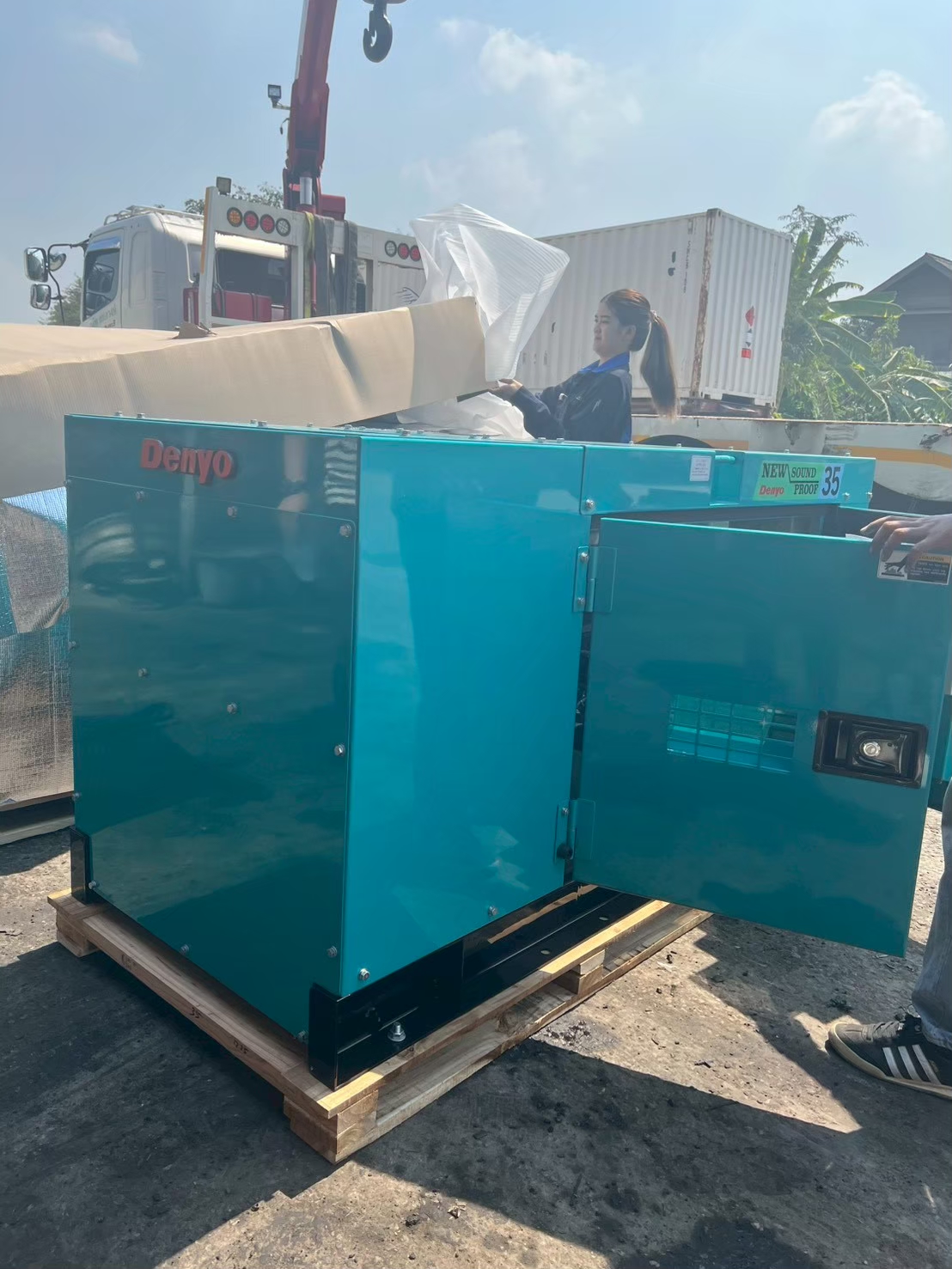 Delivery of 5 Units of Brand-New DENYO 35 kVA Generators