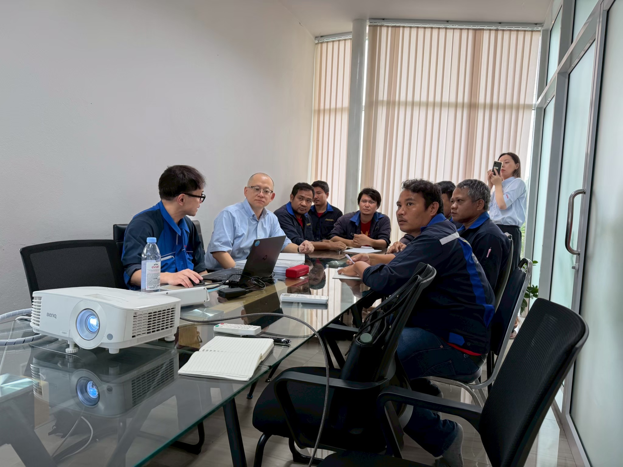 SMARTBOOM Collaborates with Denyo to Conduct Intensive DAS-180LBE Air Compressor Training, Enhancing Team Expertise for Superior Service